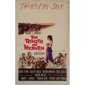 The Roots of Heaven - Original 1958 20th Century Fox Window Card